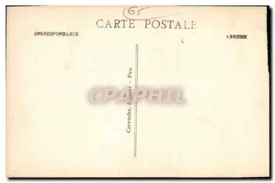 Widok na Cirque pod Gypaullard — Gavarnie (H.-Pyr.) — Carrache, wydawca - Pau — Rewers