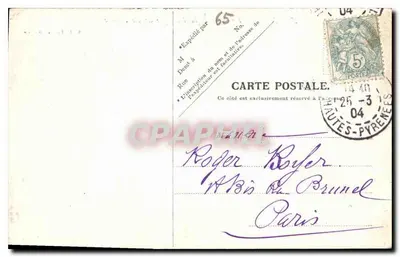 Lourdes — Zbiór Bazyliki & Rosary — V.P. Paryż, Nr 50 — Rewers
