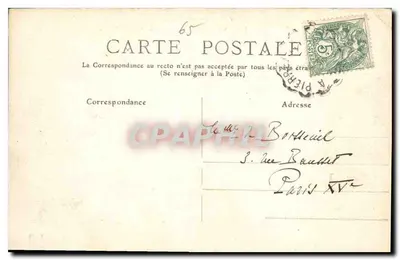Gavarnie — Ogólny widok Doliny — Pireneje, n°713 — Rewers