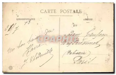 Sainte-Adresse — O Pão de Açúcar — C.V. 2525 — Verso