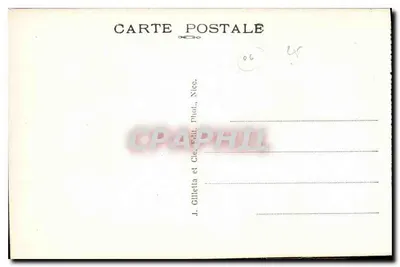 Nice — Kąt Promenady Anglijskiej — J. Gilletta et Cie, Nice — Rewers