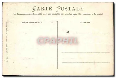 Amiens — Katedra (Strona Południowa) — Objets Lacon-Berthiot, nr 123 — Rewers