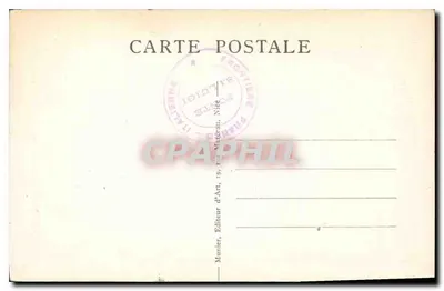 Menton — Vista geral — A Côte d'Azur, editor Munier, n°8 — Verso