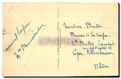 Cauce de St-Jean-des-Sables entre Châtelaillyon y Angoulins — R. Bergevin, n° 12309 — Reverso