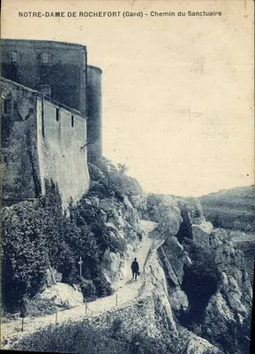 Nossa Senhora de Rochefort (Gard) — Caminho do Santuário — Editor: C. P. A. (n° 288)