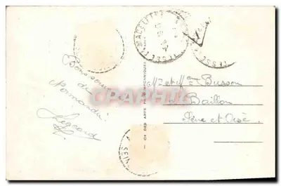 Bagnolés-de-l'Orne — O Casino do Lago (Bluysen, arq.) visto do Grande Hotel — LL.102 — Verso