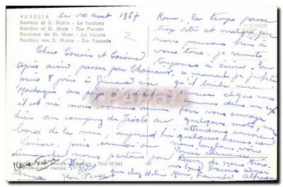 Wenecja - Bazylika św. Marcina - Façada — Graphphil, n°2 — Rewers