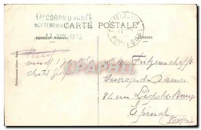 Châtel-Guyon — L'Établissement Thermal Continental, Mont Challusset et International Hôtels — E. A. — Rewers