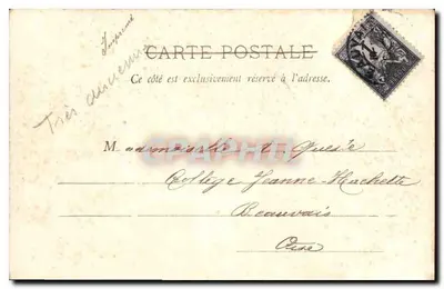 Compiègne — Les Beaux Monts — wydawca Lecocq, Compiegne, nr 6 — Rewers