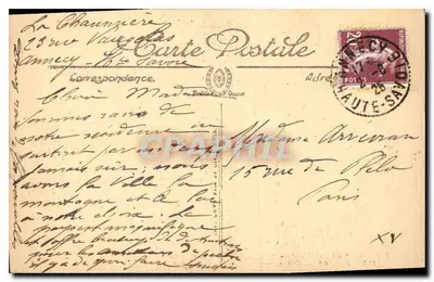 Annecy — O Porto e a Montanha de Veyrier — LL — Verso
