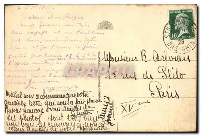 Strasbourg — Ewangelicki kościół św. Pawła i Katedra — wydawca nieznany, n° 173 — Rewers