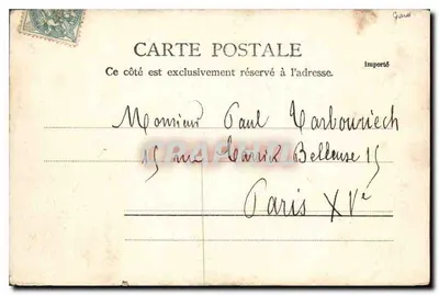 La Tour-Magne — ruiny zamku w Plimes — R.&J.D. 10444,35 — Rewers