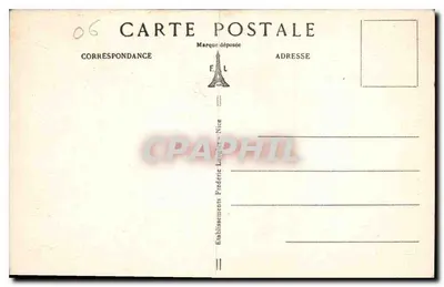 Les Gorges du Loup (A.-M.) — Kaskada Courmes widziana z wnętrza łuku — n° 281 — Rewers