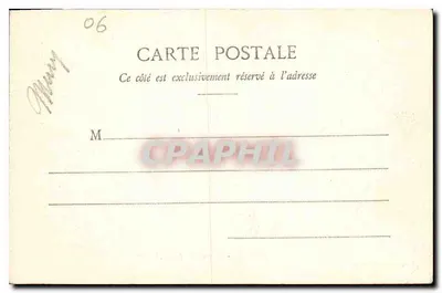 Nice - Waterval van het Kasteel — Uitgave Giletta, fot., Nice, nr. 64 — Achterkant