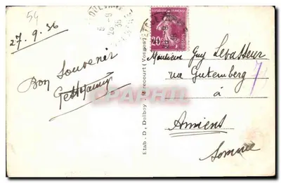 Toul, het Cloister van Sint-Konrad — D. D. — Uitg. D. Delbouy, Toul — Achterkant
