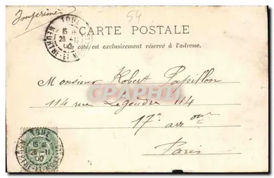 Stara pocztówka La Lorraine Illustree Toul Porte de Metz — Rewers