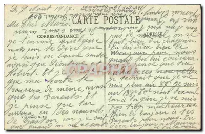 Toul — Widok katedry — Gerdolle et Briquet, wydawcy, Toul — Rewers