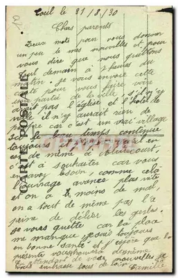 Toul — A Catedral e o Hotel de Ville — D. D. n°63 — Verso