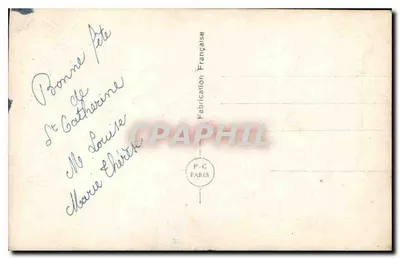 Due giovani ragazze — Santa Caterina — P-C PARIS 1404 — Verso