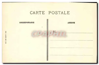 Ruiny klasztoru Chaalis — Instytut Francuski — J.-E. Bulloz, Wydawca — Rewers