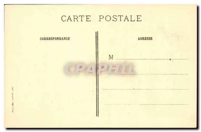 Catherine Le Vasseur, opiekunka J.-J. Rousseau — Abpia de Chaalis — J. E. Bulloz, Wydawca, Paryż — Rewers