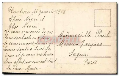 Porträt einer jungen Mädchen — Sepia — ohne Verlag oder sichtbare Nummer — Rückseite
