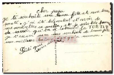 Criança com buquê de rosas — Boa Festa — ARS 7489 — Verso