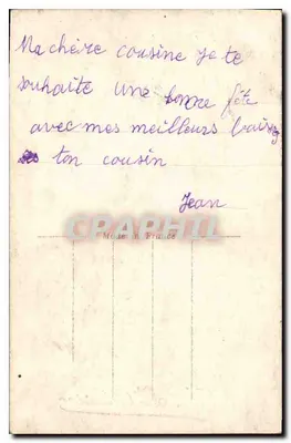 Menina segurando um buquê — Santa Catarina — S.O.L. 3672 — Verso