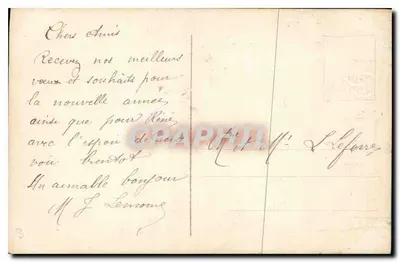 Dziecko z koszykiem z kwiatami — Wesołych Świąt Regina — Regina — Rewers