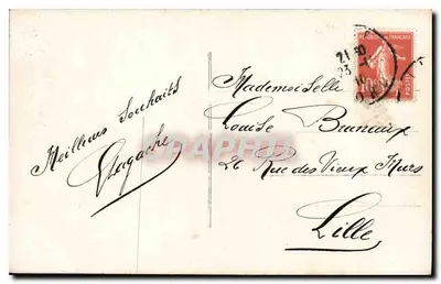 Fille en robe de bal avec couronne de roses — éditée par Irisa, n° 2515 — Verso