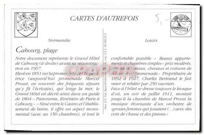 Cabourg — Widok ogólny — La Normandie, 3008, Cabourg — Rewers