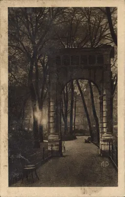 Paris à Noite — Parque Monceau — Editora das Pequenas Ouvrages, Paris