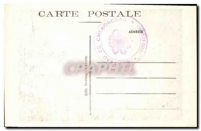 Chenonceau (Loire-et-Loire) — Zamek (Zabytek) — « Edukacja Miłości », autor Le Corrège — R.D. n°38 — Rewers
