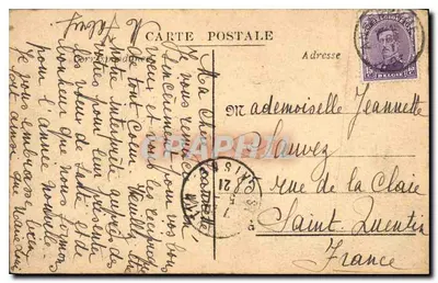 Partida de pesca — ilustração de M. Pascal — Verso