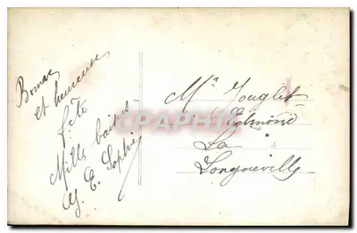 Junge Frau in Pelz — Rosenstrauß — Verlag Croissant, Paris, Nr. 327 — Rückseite