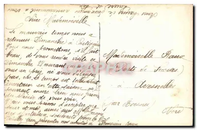 Mulher sorridente — Natal — DIX PARIS 2376 — Verso