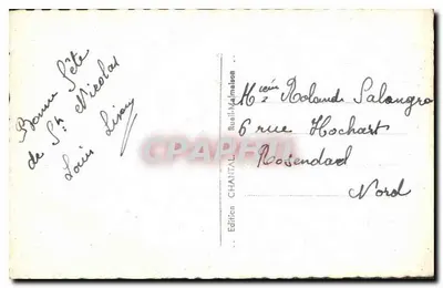 Młody kraj — Święty Mikołaj — Wydawnictwo Rusil-Malmaison — Rewers