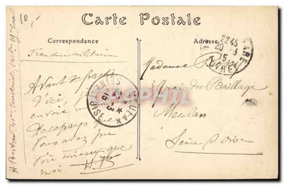 Joana d'Arc — estátua de Chapu — série 62 — Verso