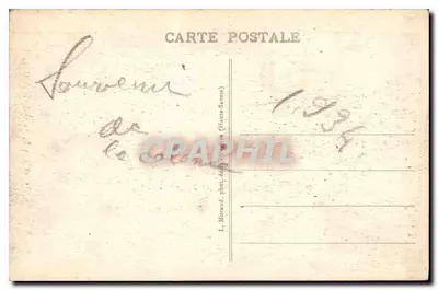 Notre-Dame-de-la-Gorge — Wnętrze kościoła — L. Morand, fot. (Haute-Savoie) nr 29 — Rewers