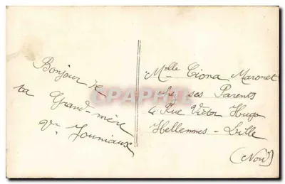 Mulher pescando — cena de pesca — Valcour, n° 985 — Verso