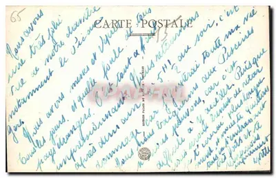 Lourdes — Dolina Argelès z wierzchołka Pic du Jer — wydawca nieznany, nr 57 — Rewers