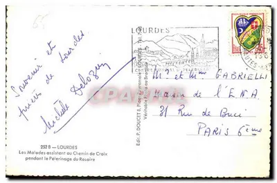 Lourdes — Drogą Krzyża — wydawca Edlux — Rewers