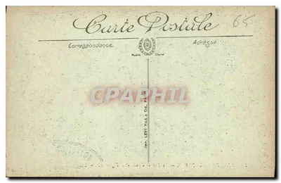 Okolice Cauterets — Lac de Gaube i Vignemale — Wyd. Lévy Fils & Cie, Paryż — Rewers