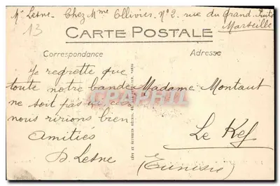 Marseille — Het Paleis van Longchamp — LL. n°199 — Achterkant