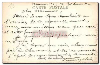 Marseille — Pałac Longchamp — wydawca Phocé — Rewers