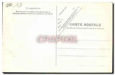 मार्सिले — बोरेली किला — V.P. पेरिस संख्या 21 — पीछे