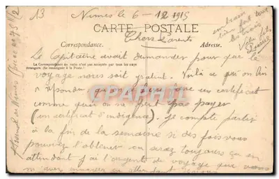 Arles — Portal Katedry Świętego Trofimego (Szczegół z prawej strony) — Kolekcja J. Poires, nr 149 — Rewers