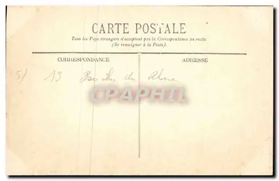 MARSEILLE — Notre-Dame de la Garde — I.C. — Verso