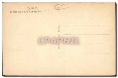 Lourdes — Bazylika i Zamek Wzgórz — Wydawnictwo Lourdes — Rewers