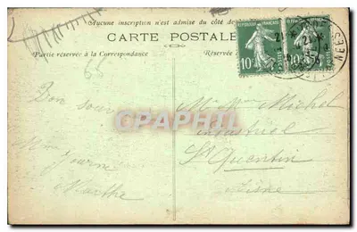 Lourdes (Hautes-Pyrénées) — A Basílica e Pic du Jer — Fototipia Marcel Delboy, Bordeaux, n°20 — Verso
